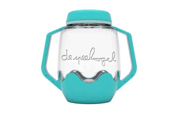 Sensory play cup blue