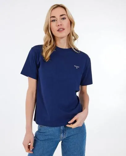 T-shirt met geborduurd opschrift