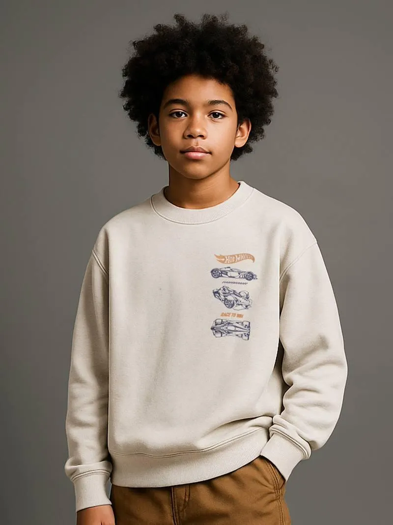 Sweat-shirt Mattel Hot Wheels garçon