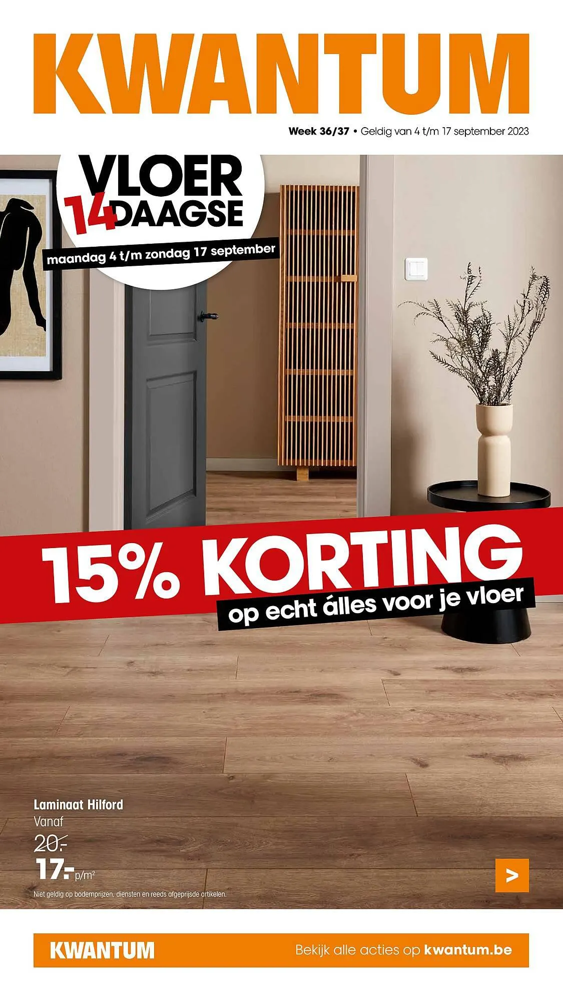 Kwantum Folder van 2 september tot 2 september 2023 - folder pagina 1