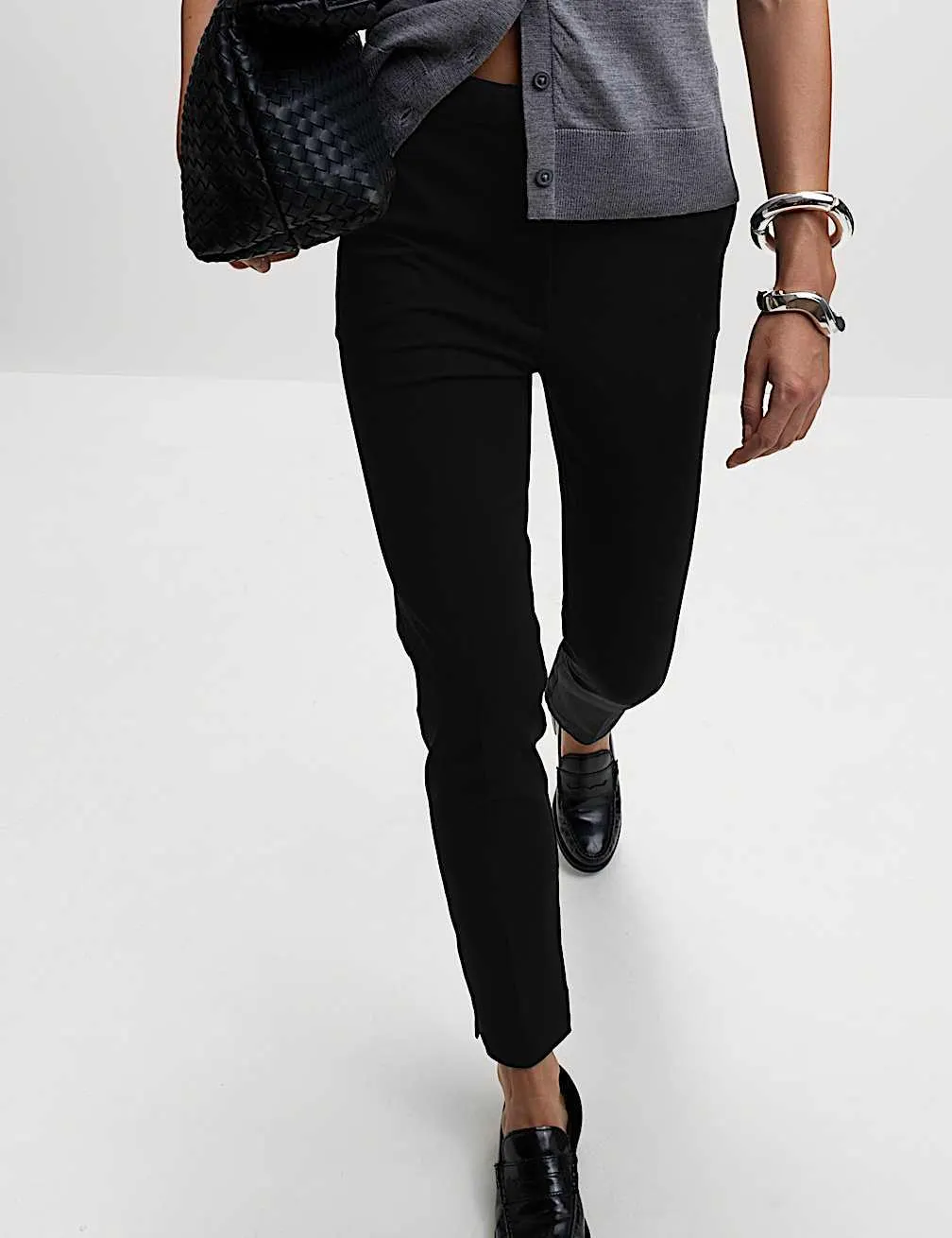 Slim Fit Ankle Grazer Trousers