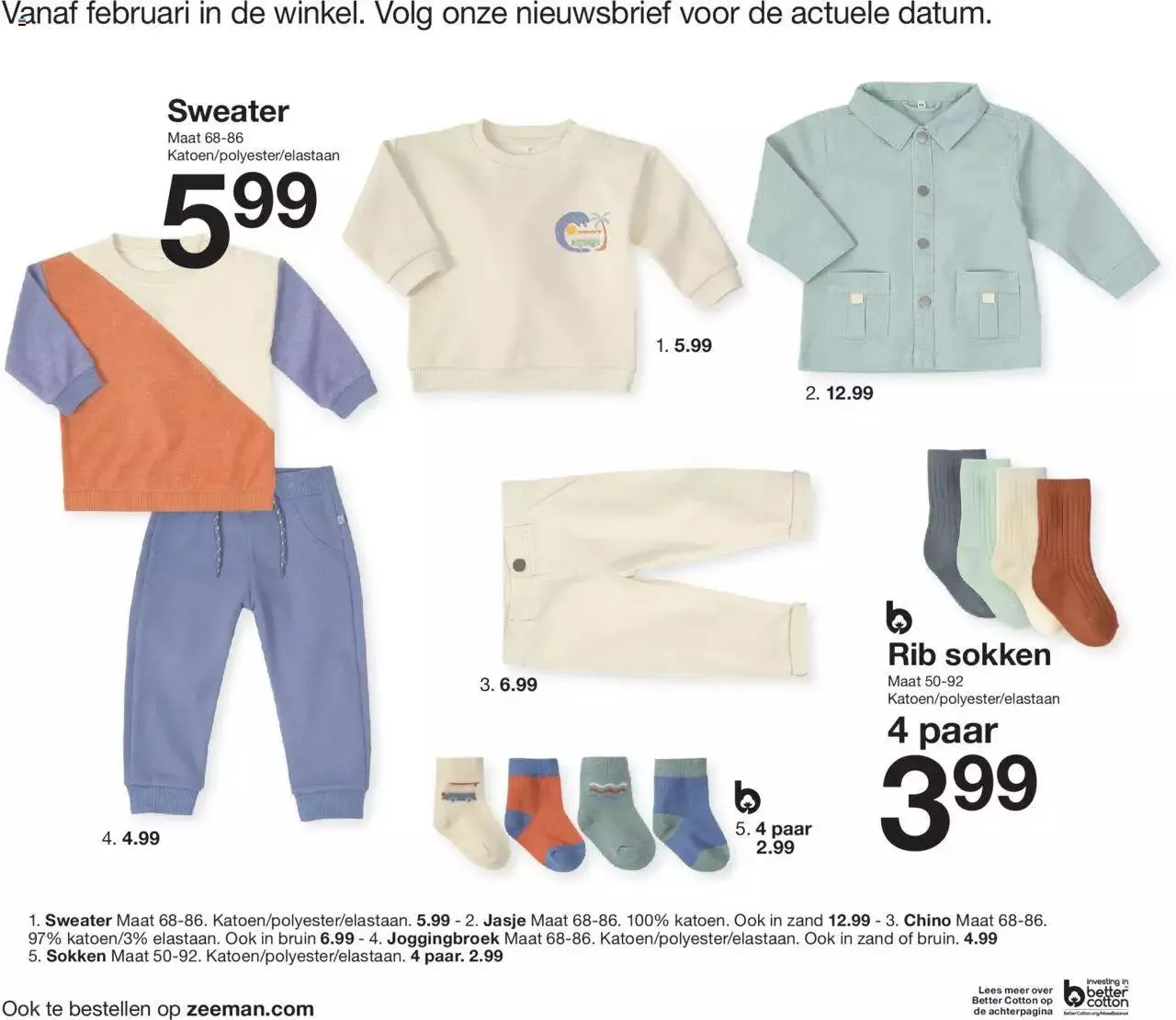 Zeeman babycollectie folder van 1 januari tot 31 december 2023 - folder pagina 20