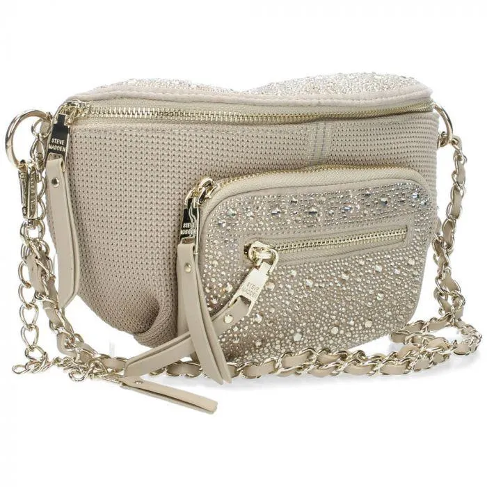 Beige schoudertas Maxima