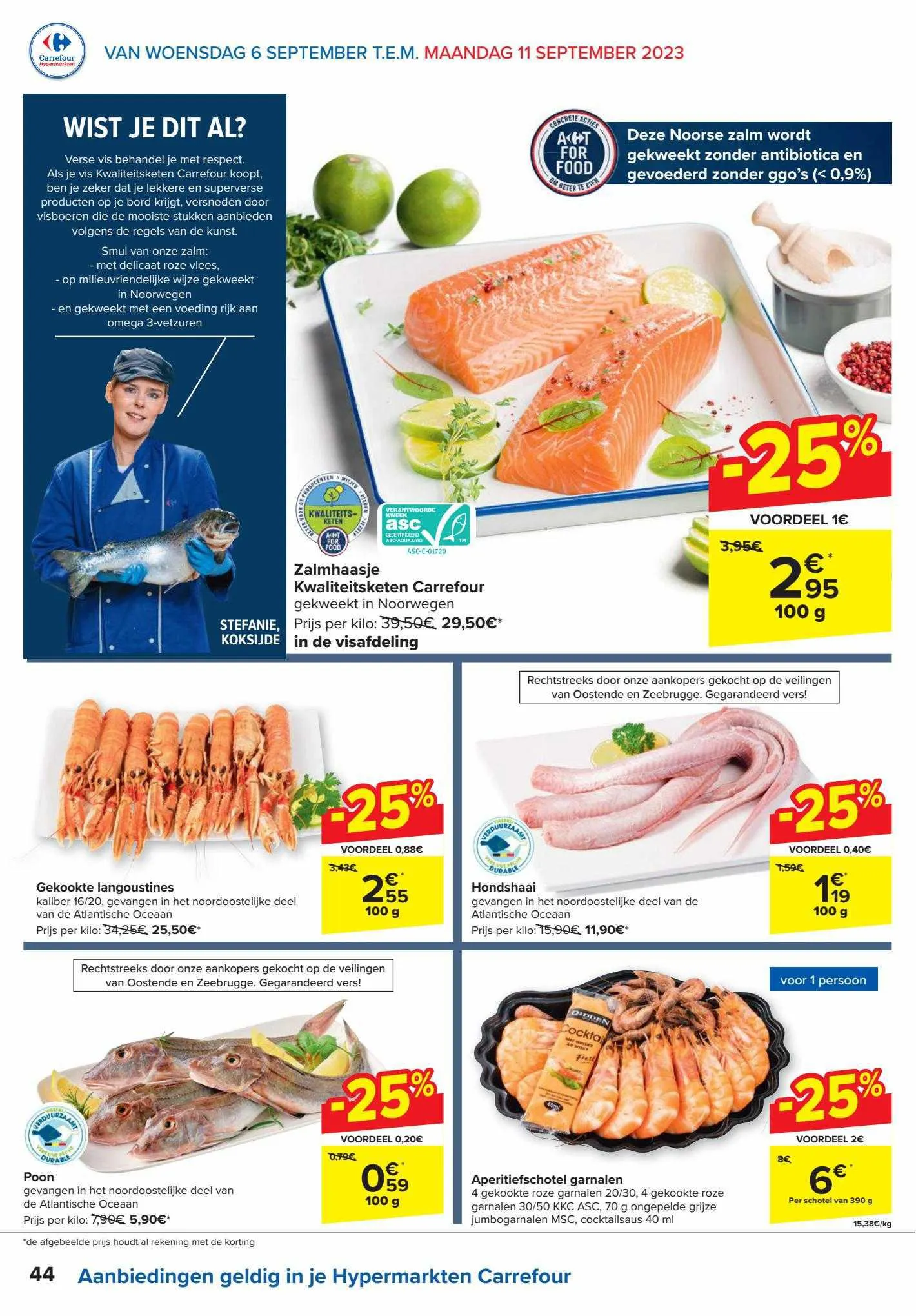 Carrefour Express Folder van 15 september tot 15 september 2023 - folder pagina 44
