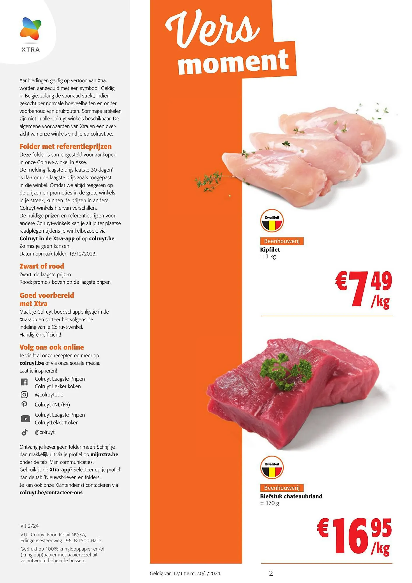Colruyt folder van 17 januari tot 30 januari 2024 - folder pagina 2