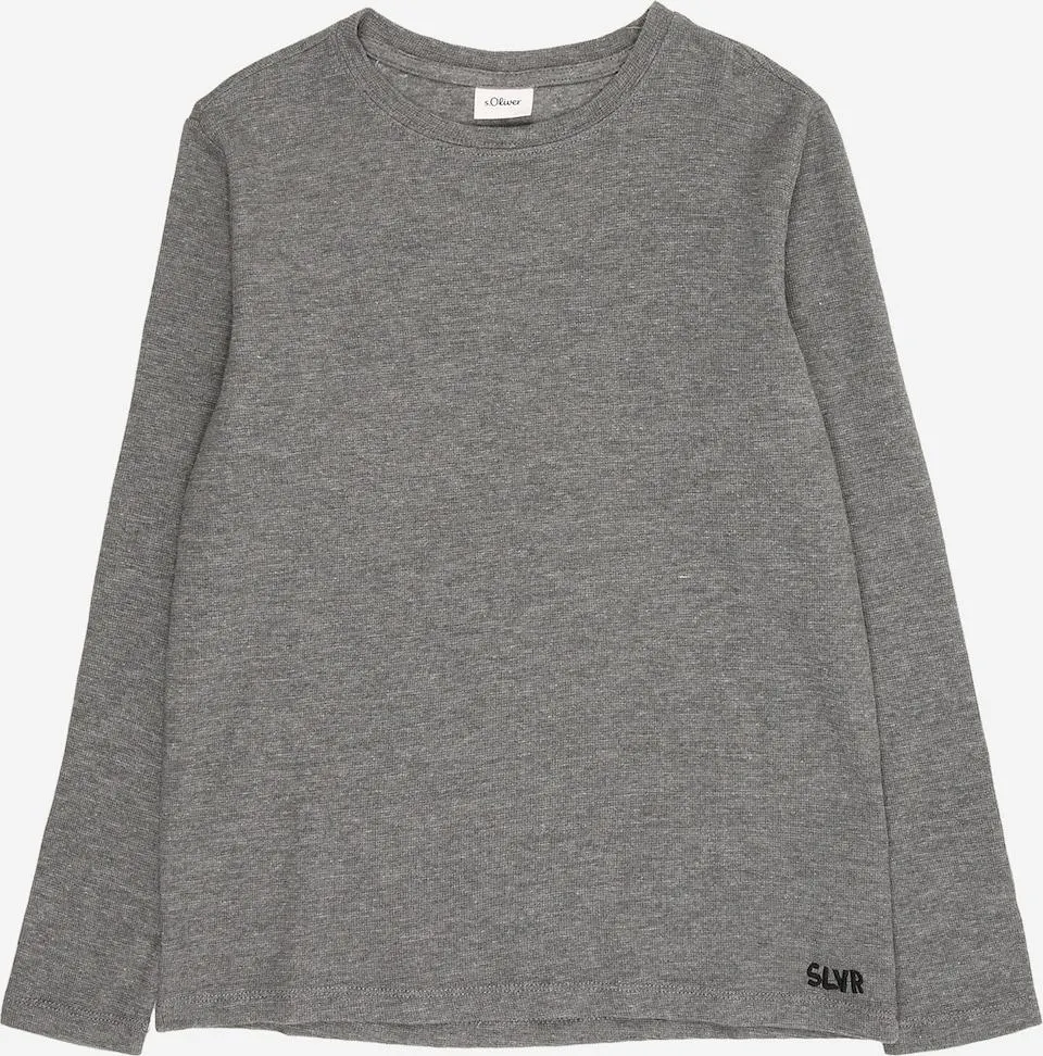 s.Oliver Shirt in Grijs Gemêleerd
