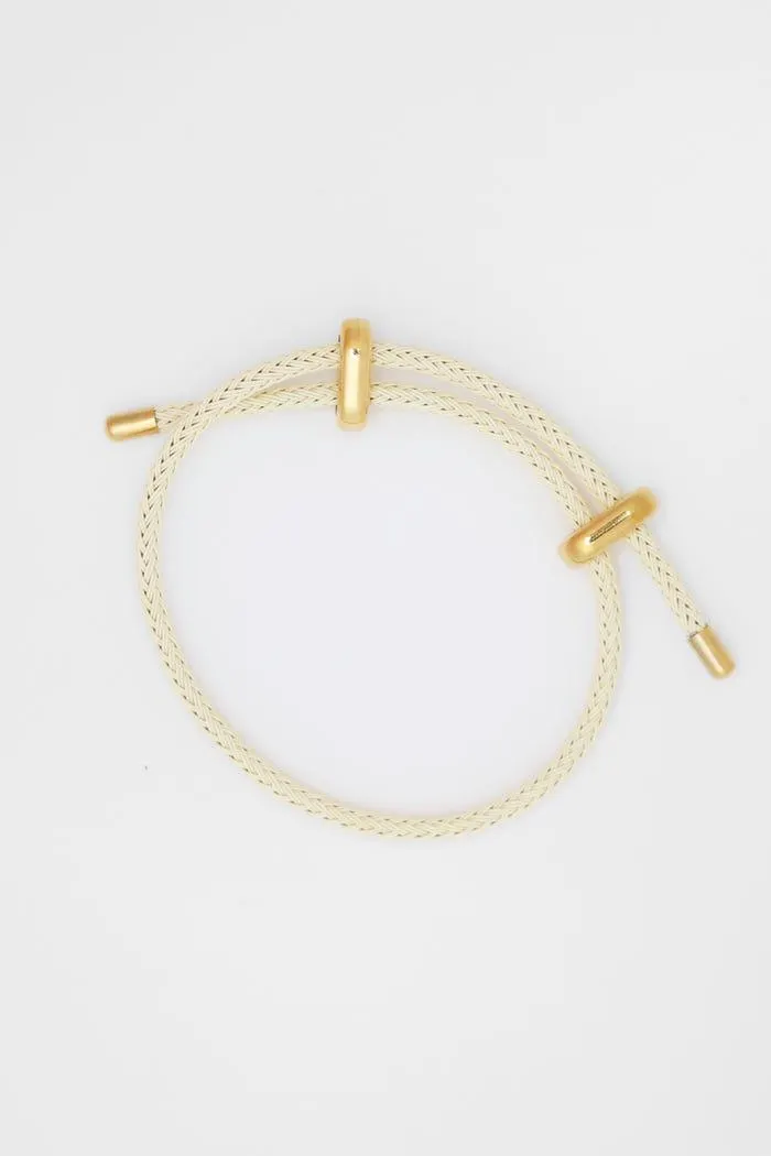 Armband gevlochten stainless steel