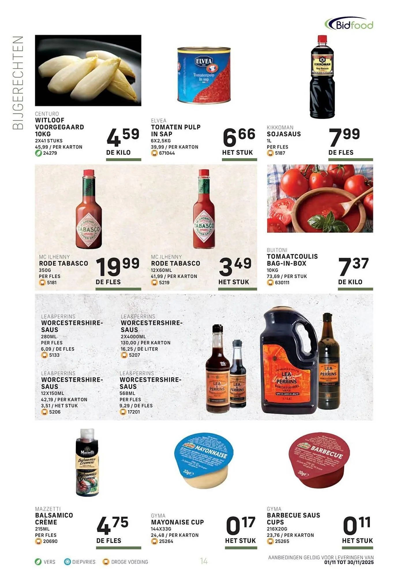 Bidfood folder van 31 oktober tot 30 november 2025 - folder pagina 14