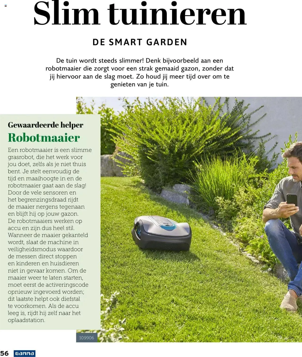 GAMMA tuinmagazine 2022 van 22 maart tot 31 december 2023 - folder pagina 56