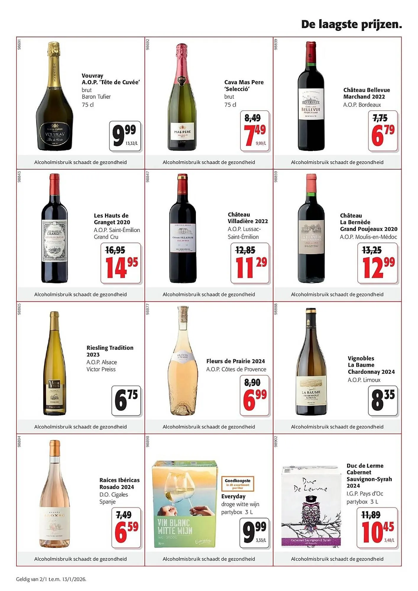 Colruyt folder van 2 januari tot 13 januari 2026 - folder pagina 2