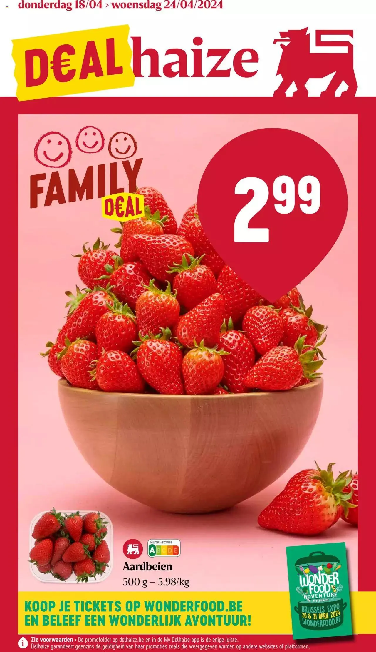 Delhaize folder week 17 van 24 april tot 31 december 2024 - folder pagina 1