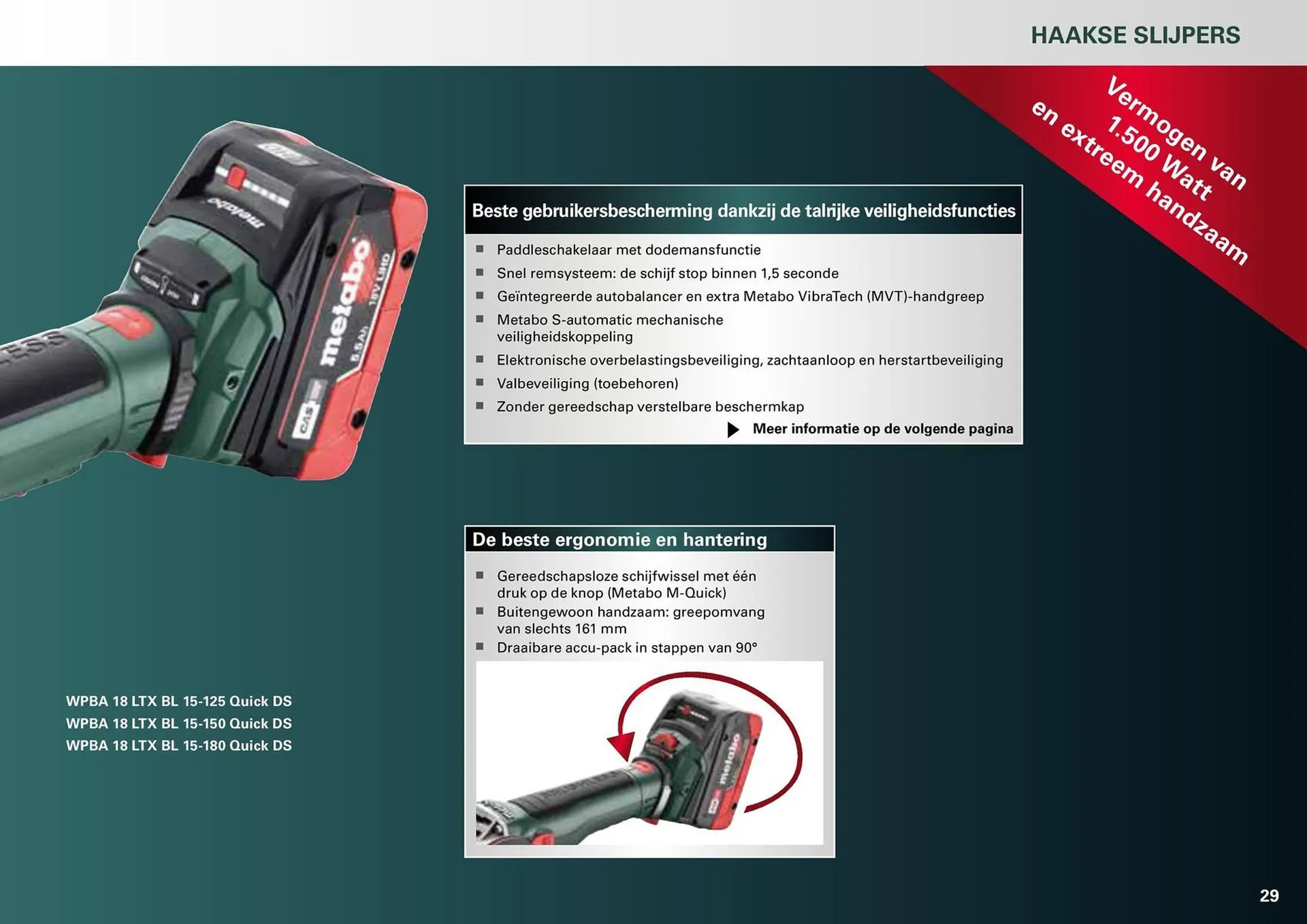 Metabo folder van 7 maart tot 31 december 2024 - folder pagina 29