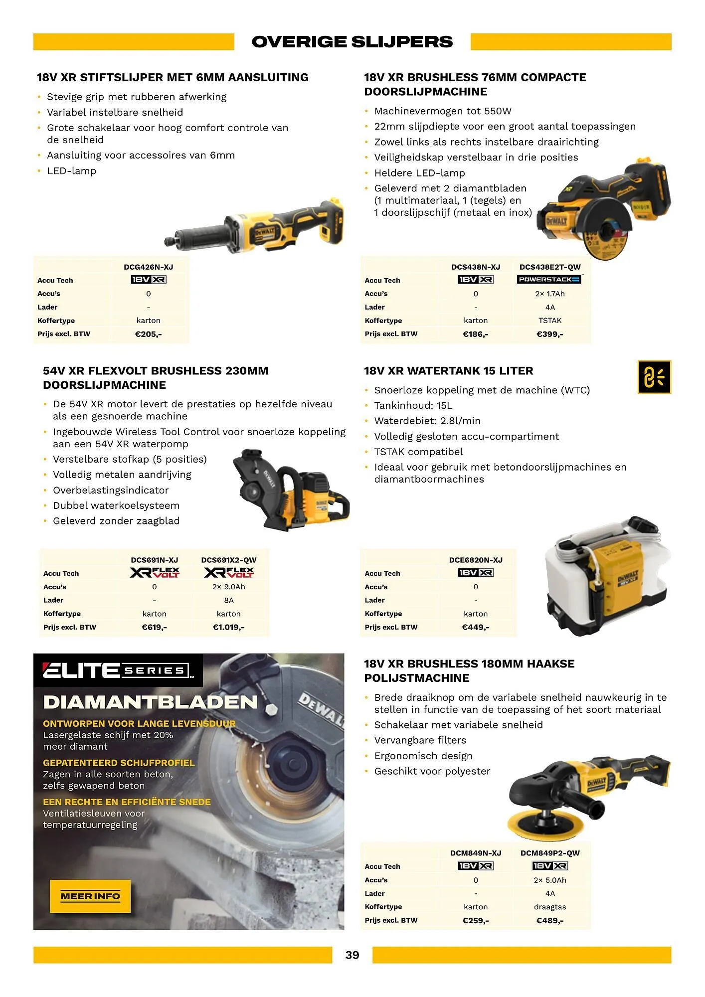 DeWALT folder van 1 februari tot 31 mei 2026 - folder pagina 39
