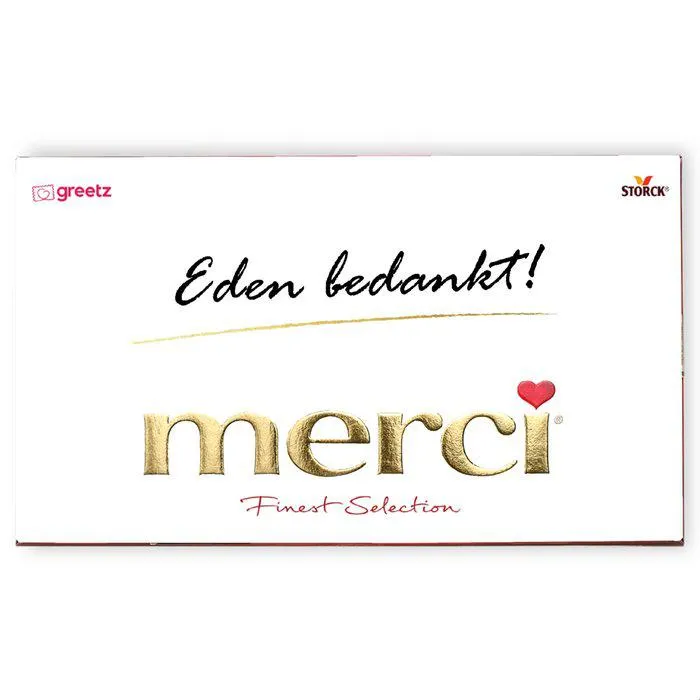 Merci Assorti | Bedankt met Eigen Naam | 400gr