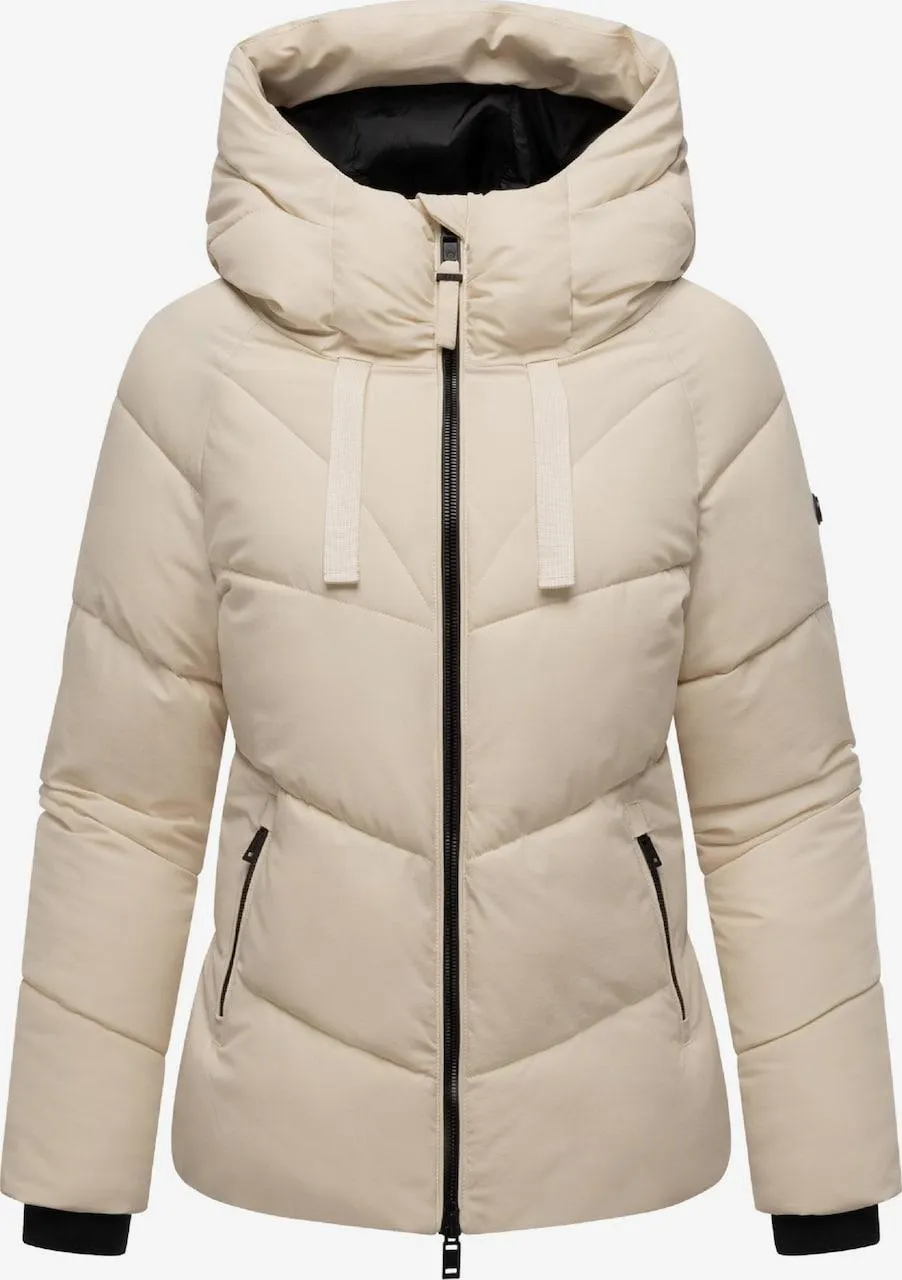 MARIKOO Winterjas 'Kwamee 16' in Beige