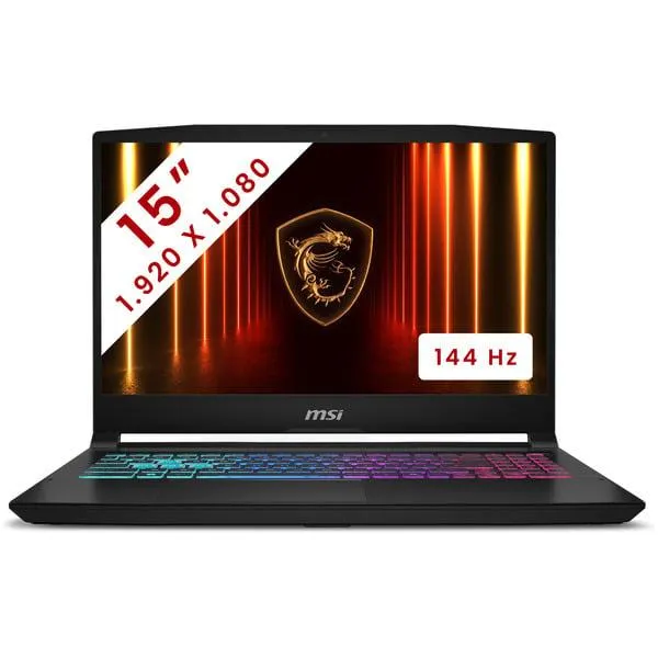Katana 15 HX (B14WGK-043BE) 15.6" gaming laptop