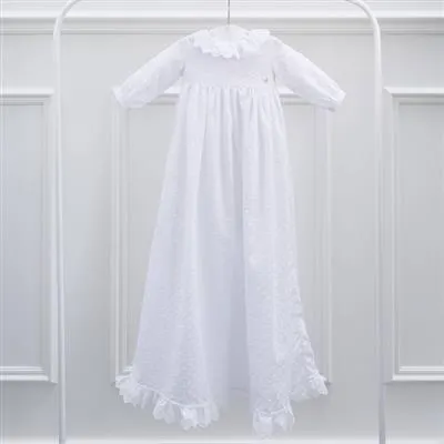 Doopjurk met smock en body Théophile & Patachou - wit