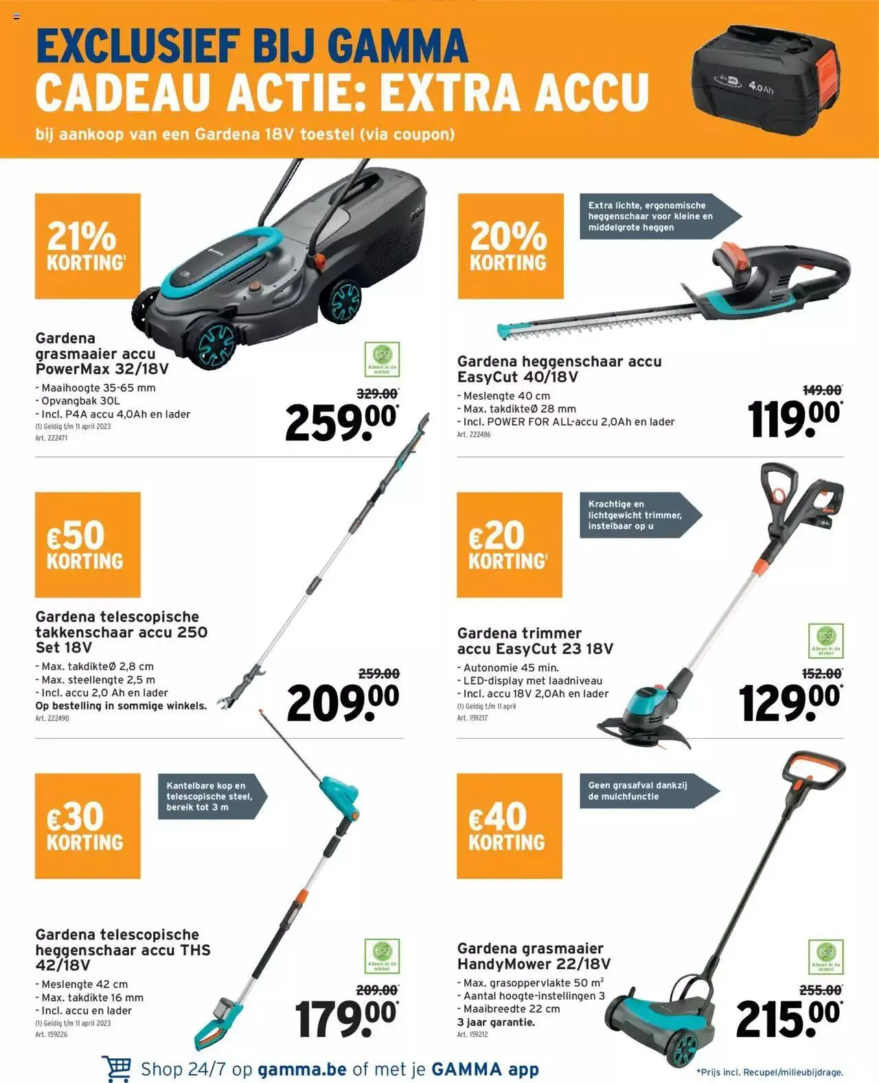 GAMMA folder van 28 maart tot 31 december 2023 - folder pagina 18