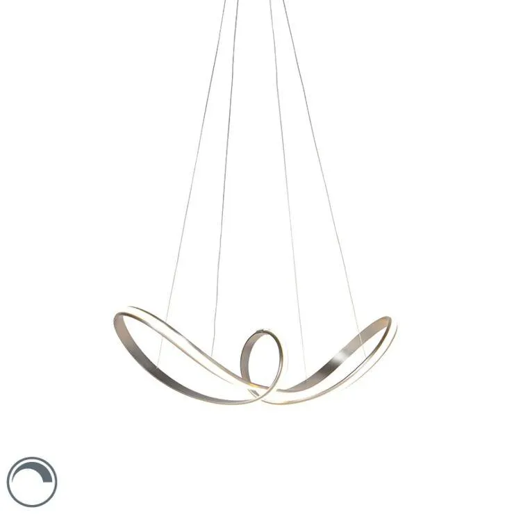 Design hanglamp staal dimbaar incl. LED - Viola Due