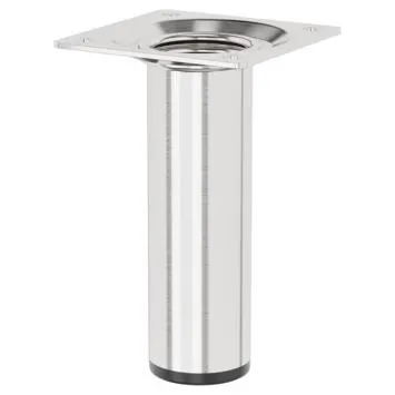 Duraline meubelpoot rond nikkel staal Ø3x10 cm