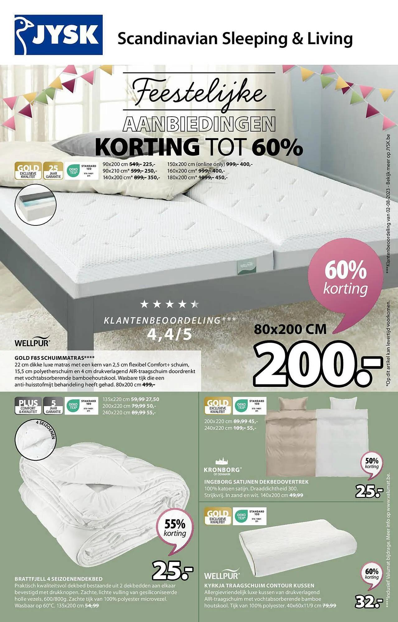 Jysk folder van 2 oktober tot 15 oktober 2023 - folder pagina 1