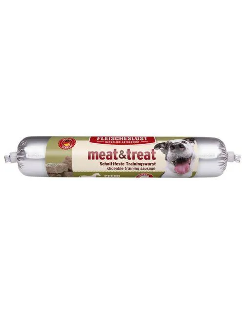 Fleischeslust Singleshot - Meat & Treat Horse - Hondenvoer - Paard 80 g