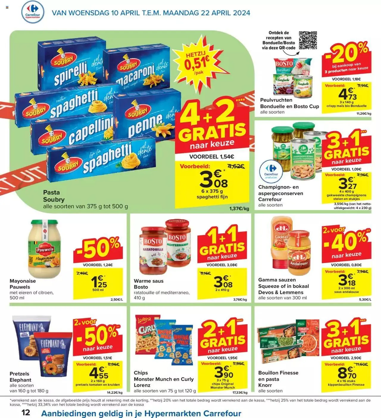 Carrefour folder week 15/16 van 22 april tot 31 december 2024 - folder pagina 12