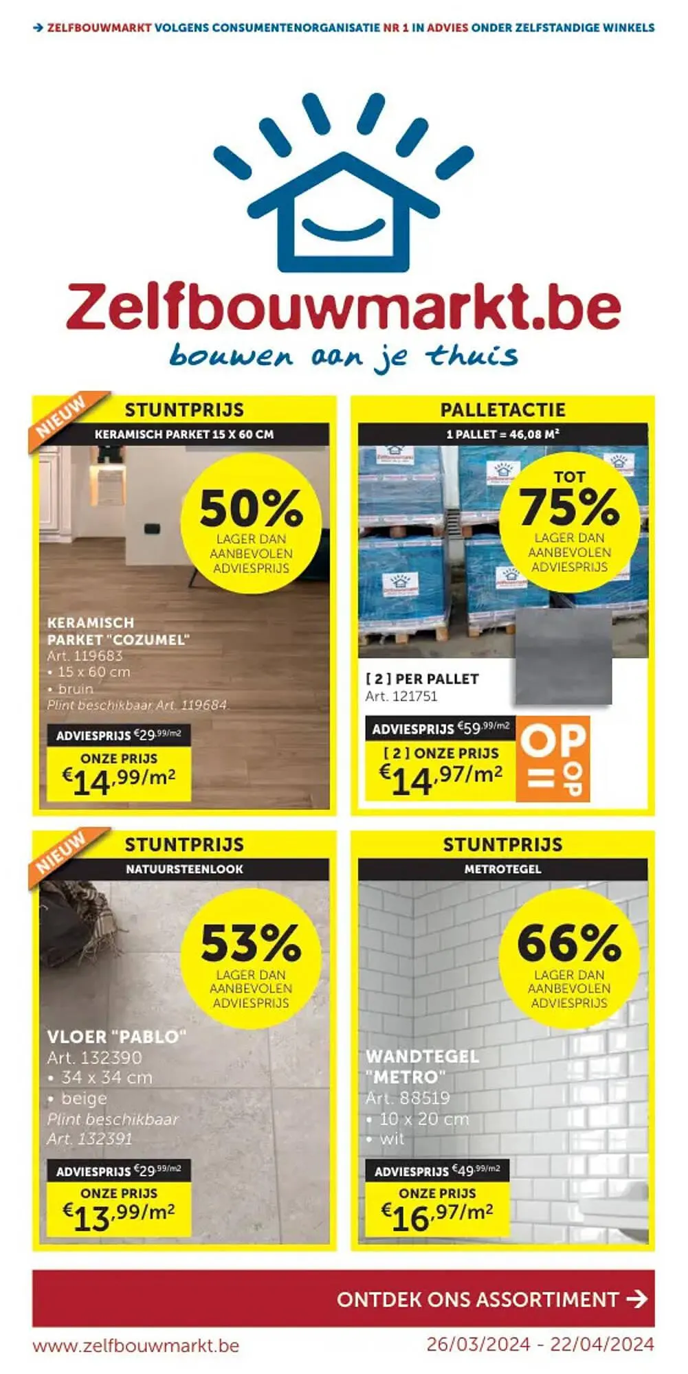Zelfbouwmarkt folder van 26 maart tot 22 april 2024 - folder pagina 