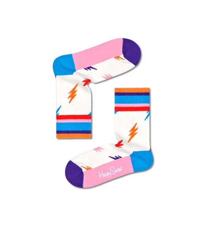 Kids Lightning Rib Sock
