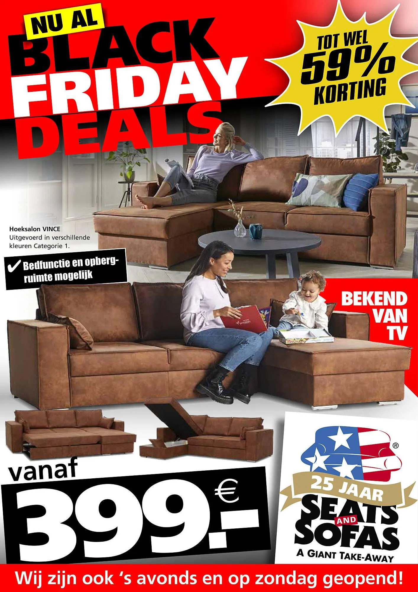 Seats And Sofas Folder van 31 oktober tot 25 november 2023 - folder pagina 1