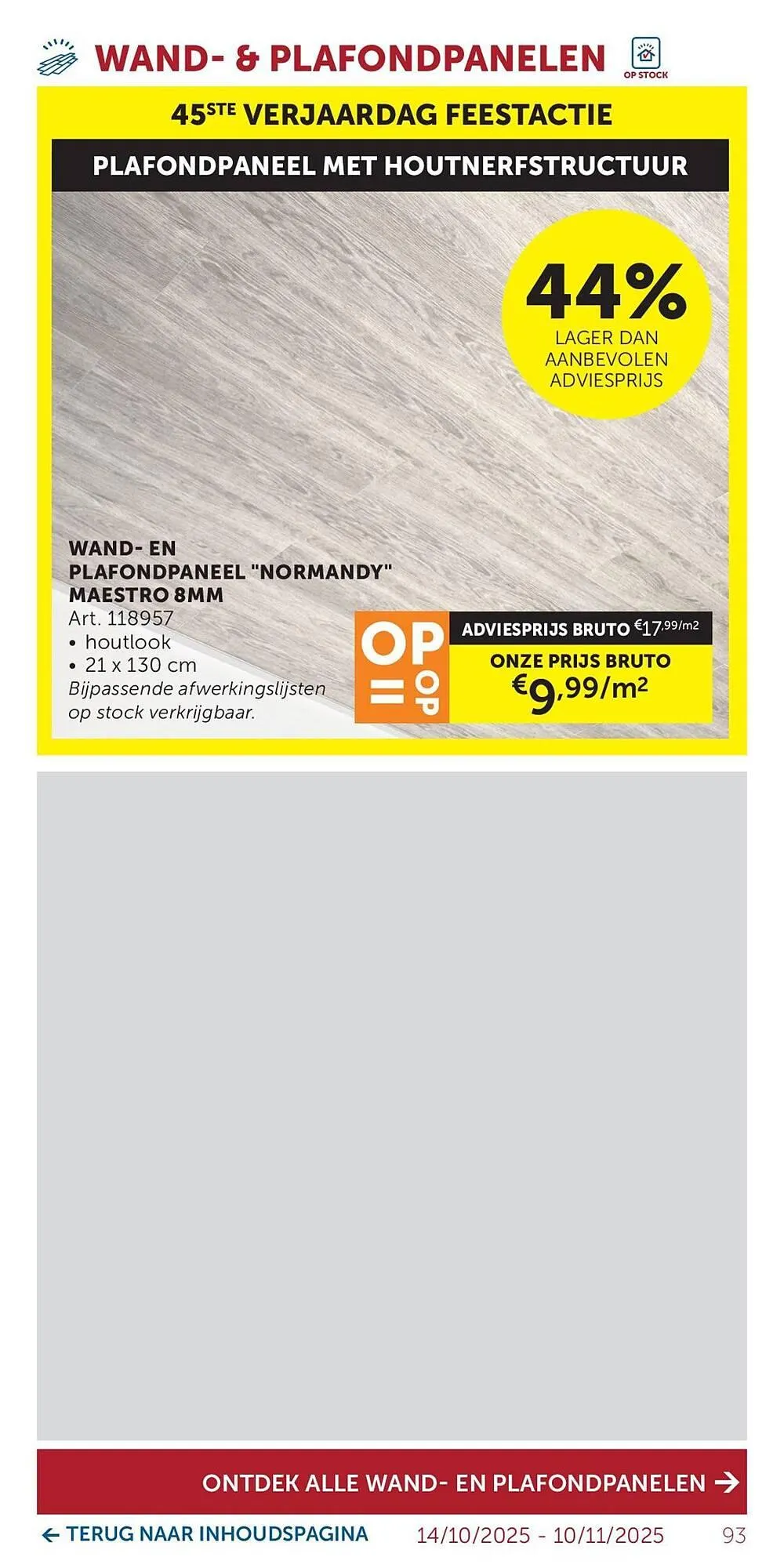 Zelfbouwmarkt folder van 14 oktober tot 10 november 2025 - folder pagina 93