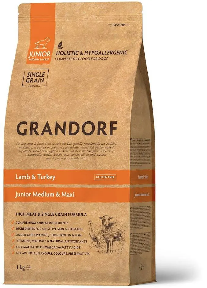 Grandorf - Lamb & Turkey Junior 1kg