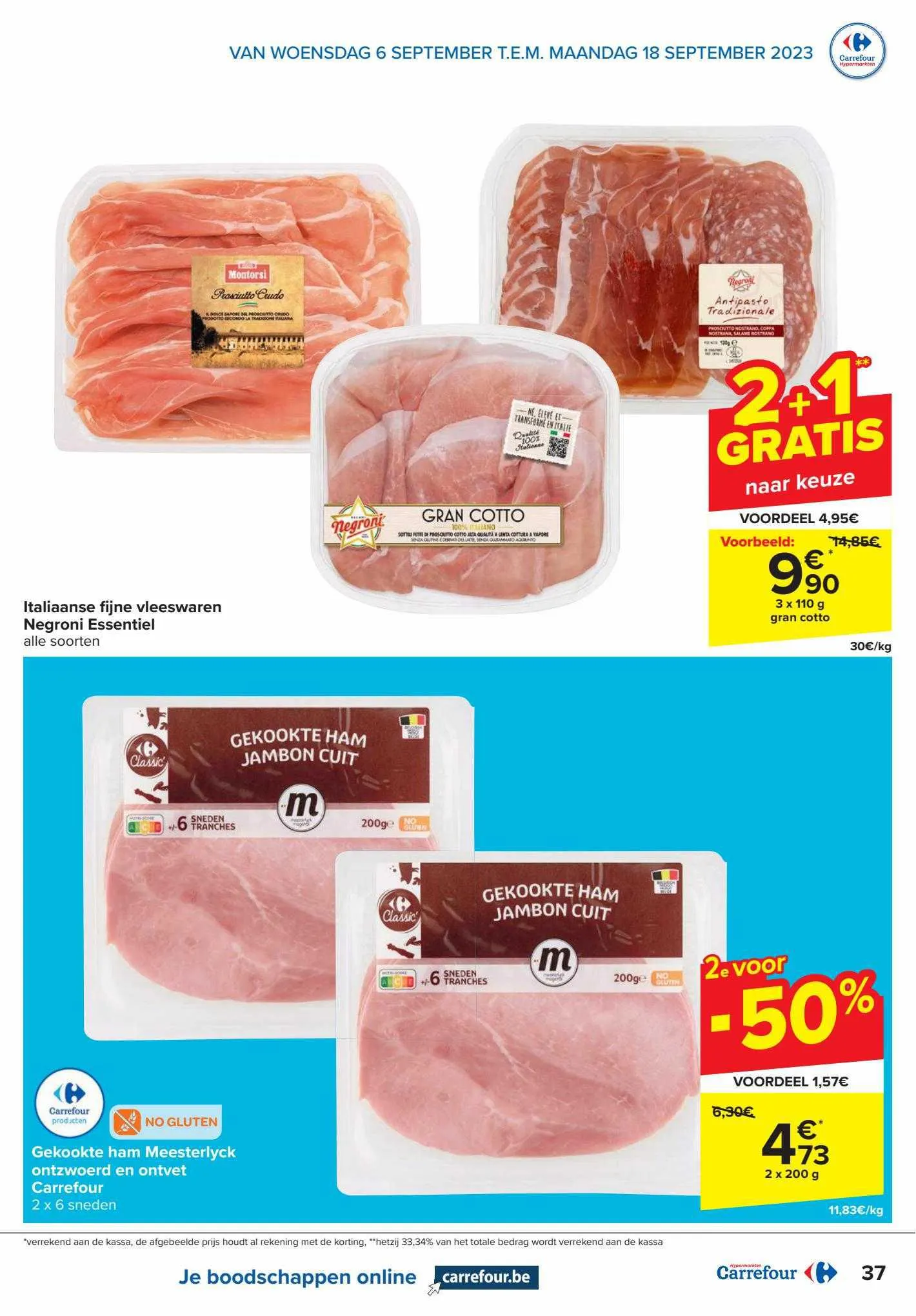 Carrefour Express Folder van 15 september tot 15 september 2023 - folder pagina 37