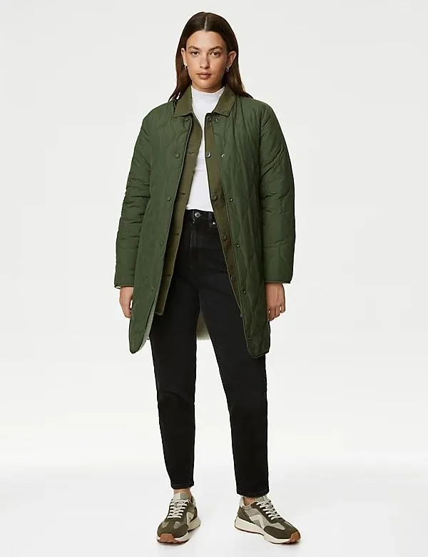 Stormwear™ Quilted Reversible Borg Lined Coat