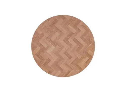 MaximaVida rond tafelblad Copenhagen 58 cm - HPL fishbone look