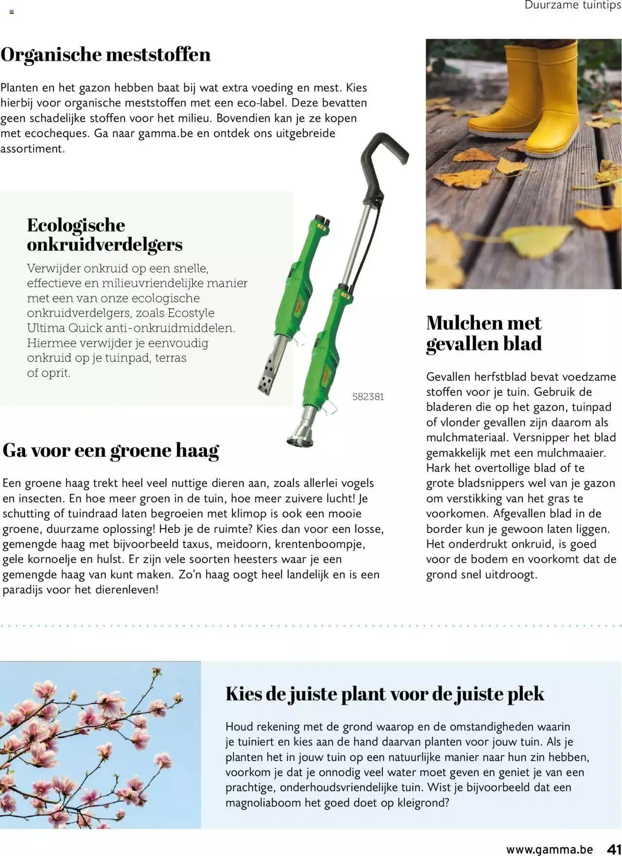 GAMMA tuinmagazine 2022 van 22 maart tot 31 december 2023 - folder pagina 41