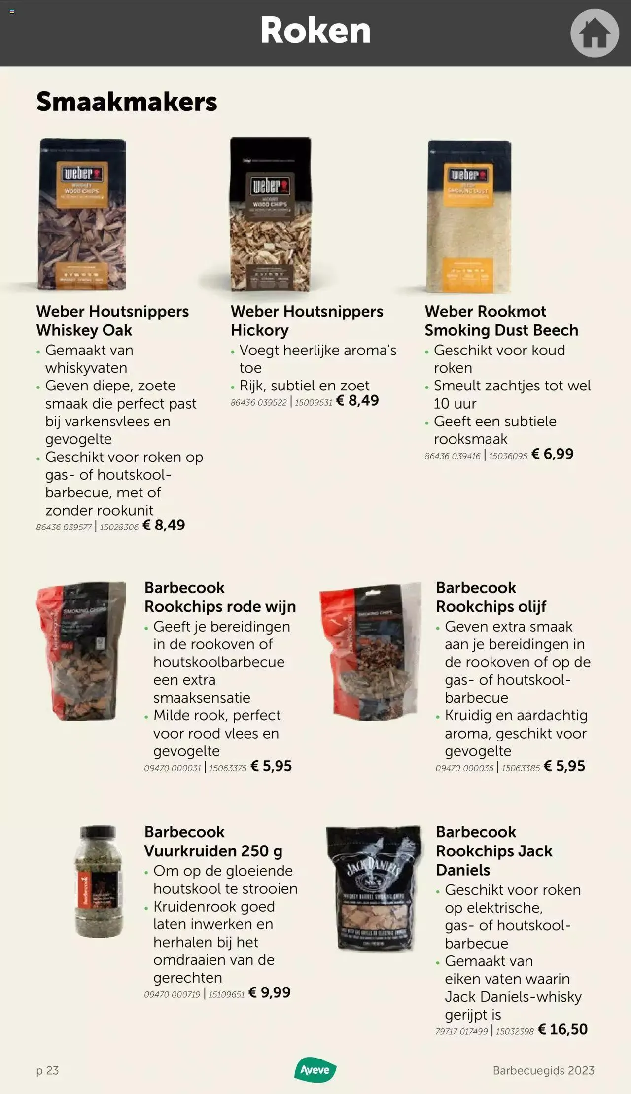 Aveve folder - Barbecuegids van 25 april tot 31 december 2023 - folder pagina 23