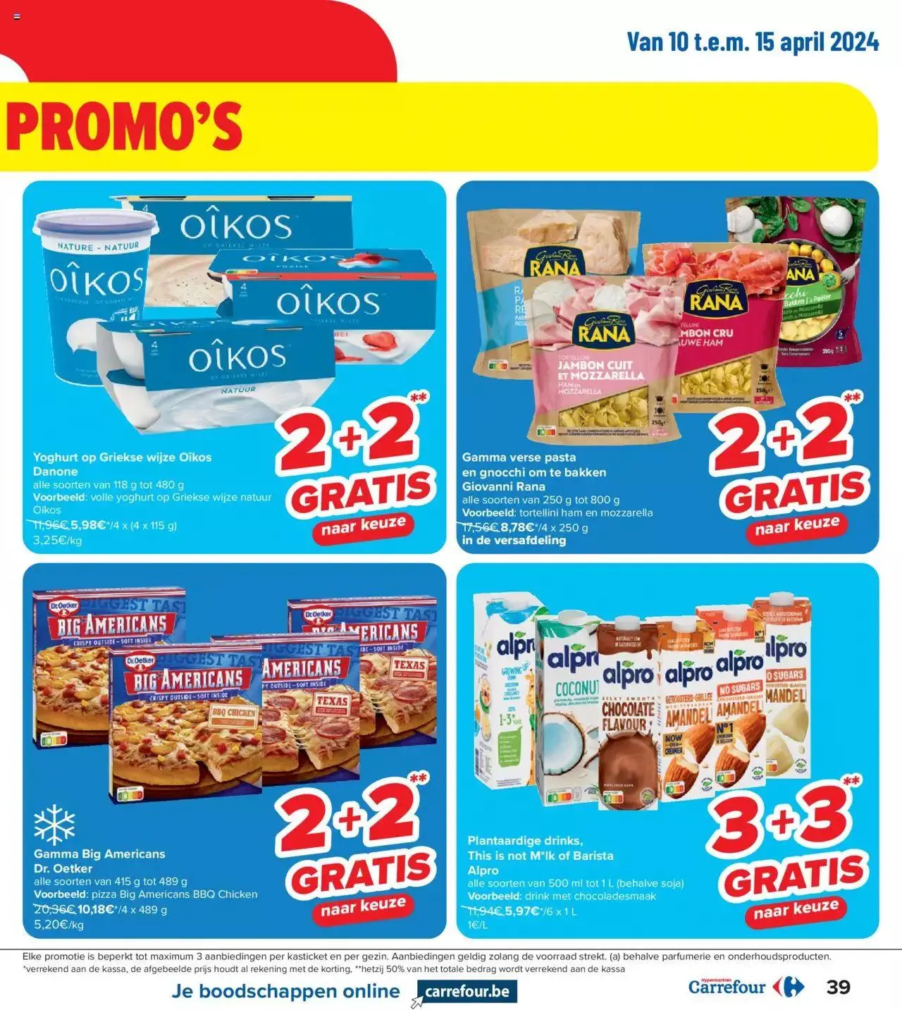 Carrefour folder week 15/16 van 22 april tot 31 december 2024 - folder pagina 39