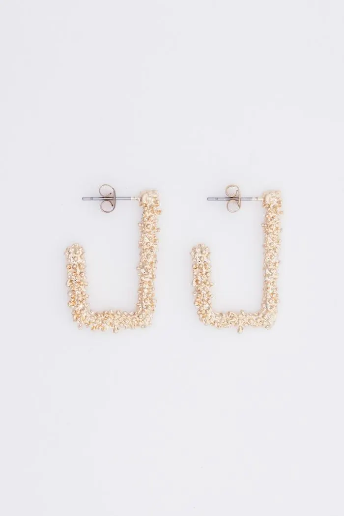 Oorbellen vierkante ringen