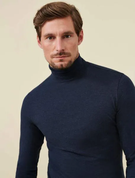 Baliani Roll Neck Donkerblauw