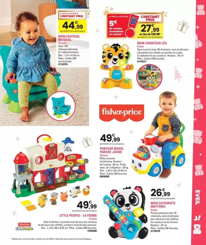 Jouez À L'infin van 29 oktober tot 5 december 2024 - folder pagina 23