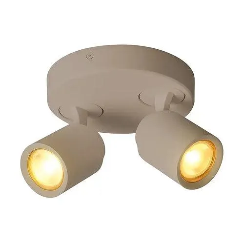 Freelight spot Razza - 2 lichts - 17 x 14 cm - beige
