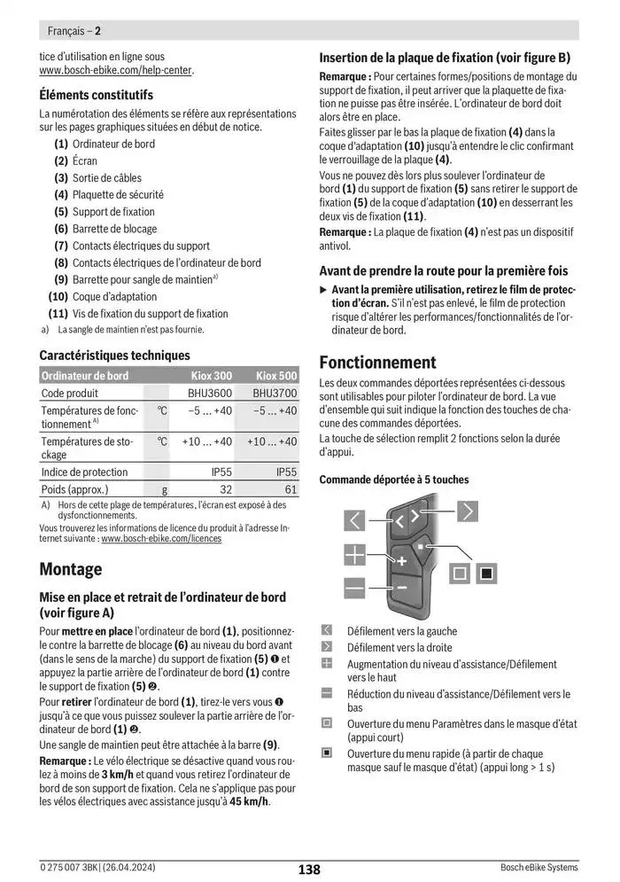 Electric Bike Manual van 12 februari tot 12 augustus 2025 - folder pagina 138