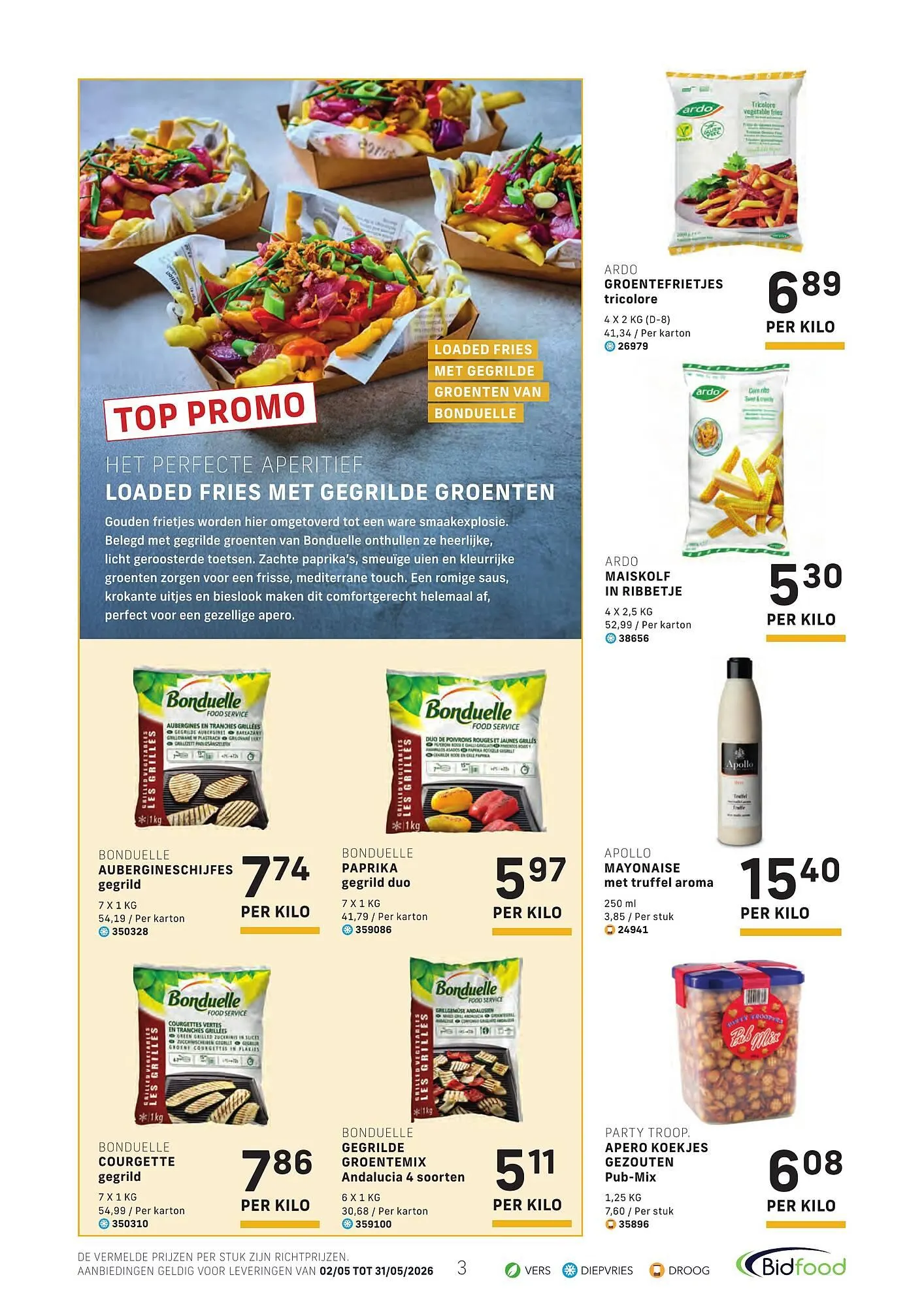Bidfood folder van 2 mei tot 31 mei 2026 - folder pagina 3