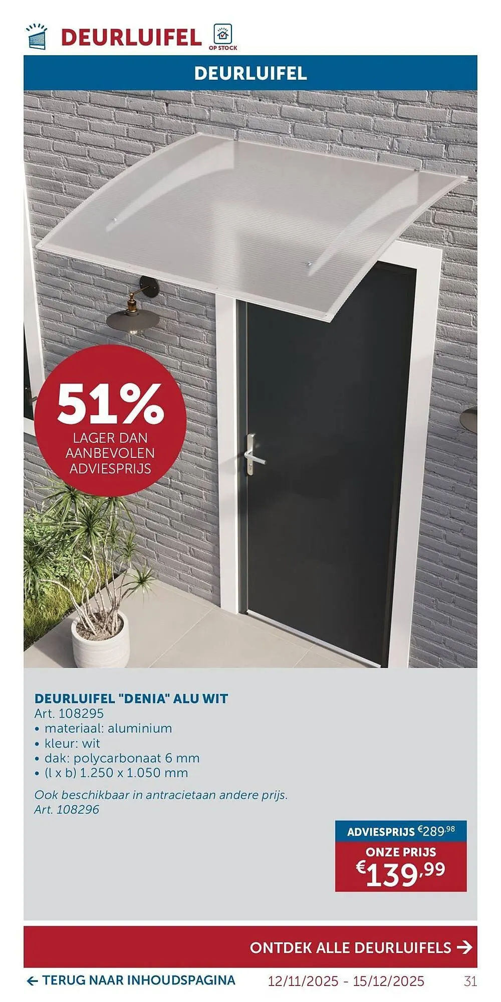 Zelfbouwmarkt folder van 12 november tot 15 december 2025 - folder pagina 31