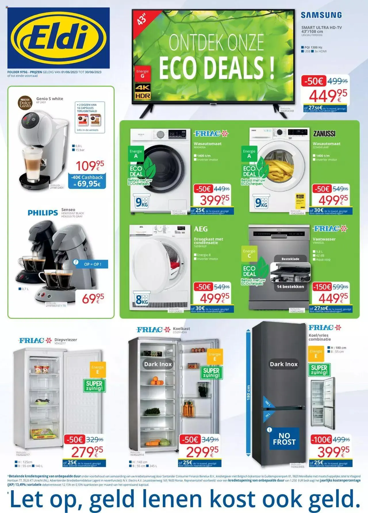 Eldi folder van 30 juni tot 31 december 2023 - folder pagina 1