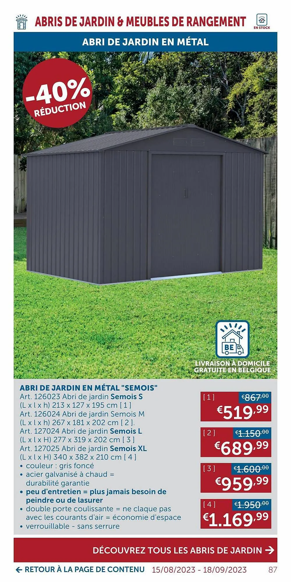 Zelfbouwmarkt folder van 19 september tot 16 oktober 2023 - folder pagina 87