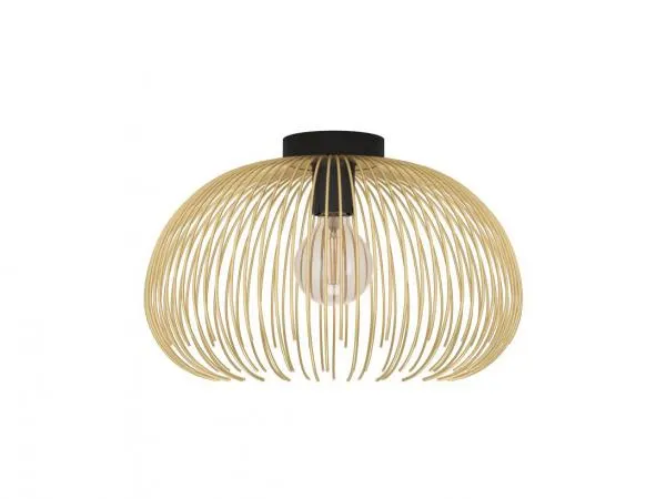 Plafondlamp VENEZUELA - Zwart/Goud