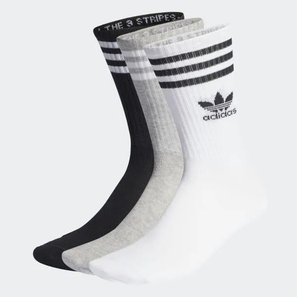 Mid Cut Crew Socks 3 Pairs
