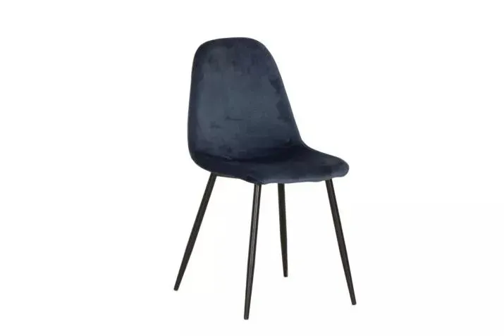 Stoel Charlton velvet blauw
